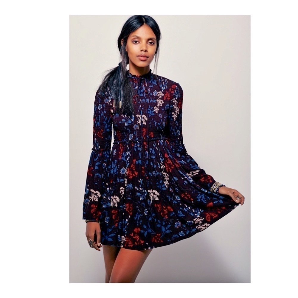 FREE PEOPLE Alabama Gates Printed Tunic